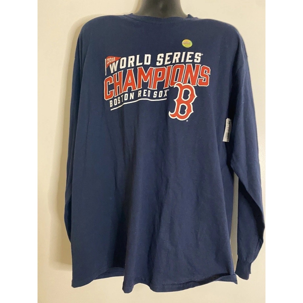 World Series Champions Long Sleeve T Shirt XL Boston Red Sox 2018 - Picture 3 of 8